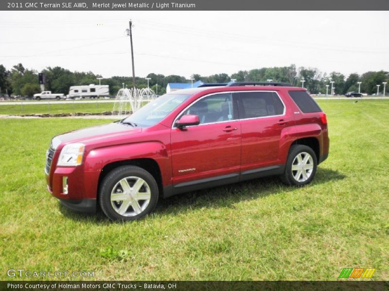 Merlot Jewel Metallic / Light Titanium 2011 GMC Terrain SLE AWD