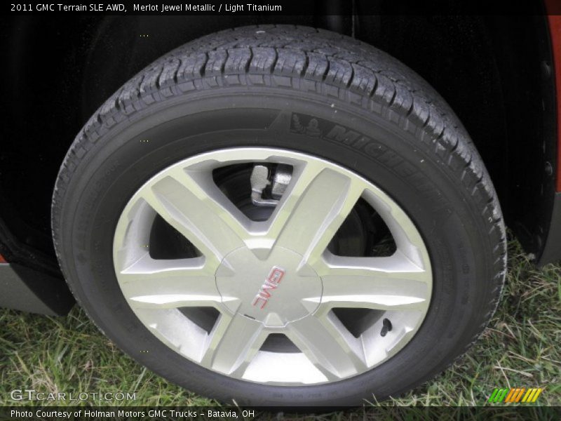 Merlot Jewel Metallic / Light Titanium 2011 GMC Terrain SLE AWD