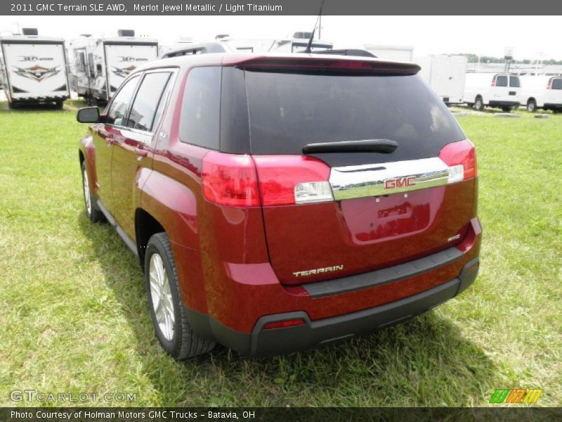 Merlot Jewel Metallic / Light Titanium 2011 GMC Terrain SLE AWD