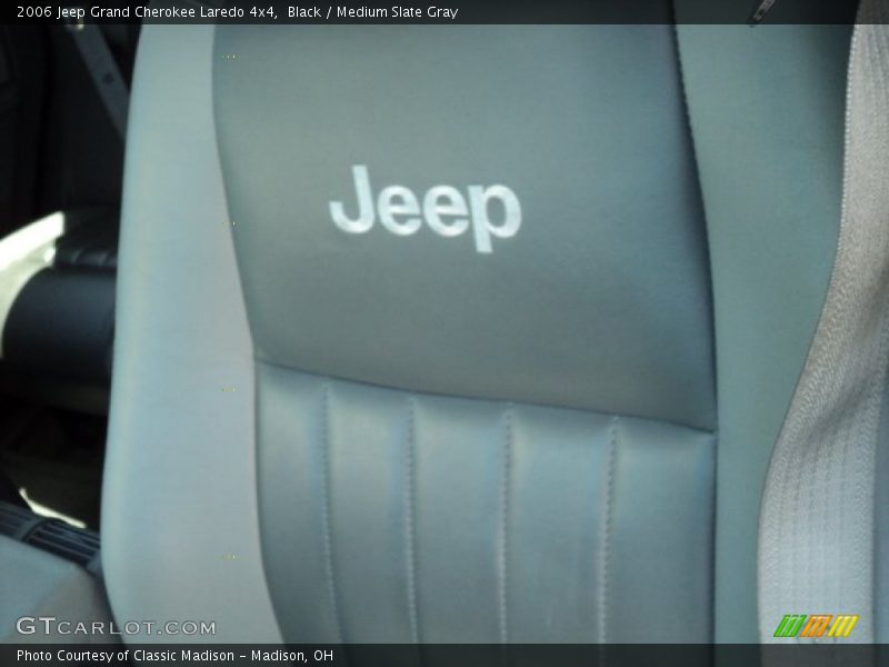 Black / Medium Slate Gray 2006 Jeep Grand Cherokee Laredo 4x4