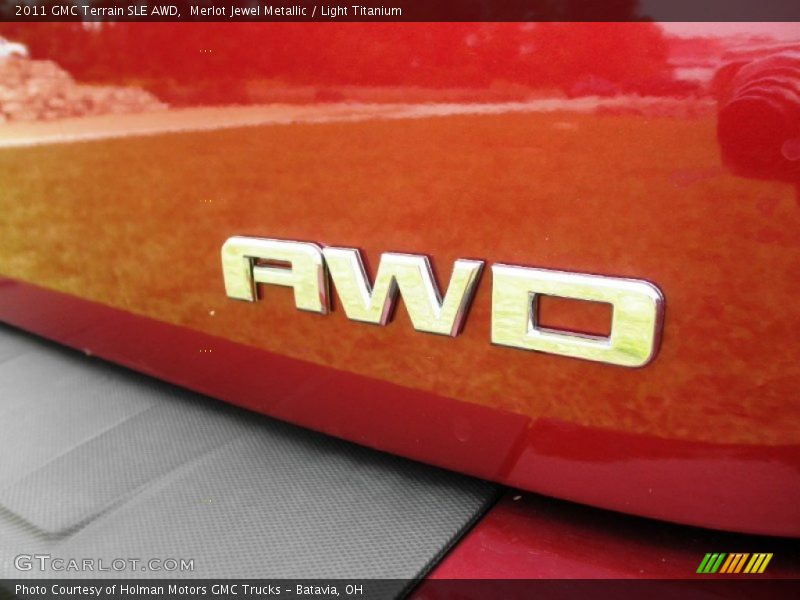 Merlot Jewel Metallic / Light Titanium 2011 GMC Terrain SLE AWD