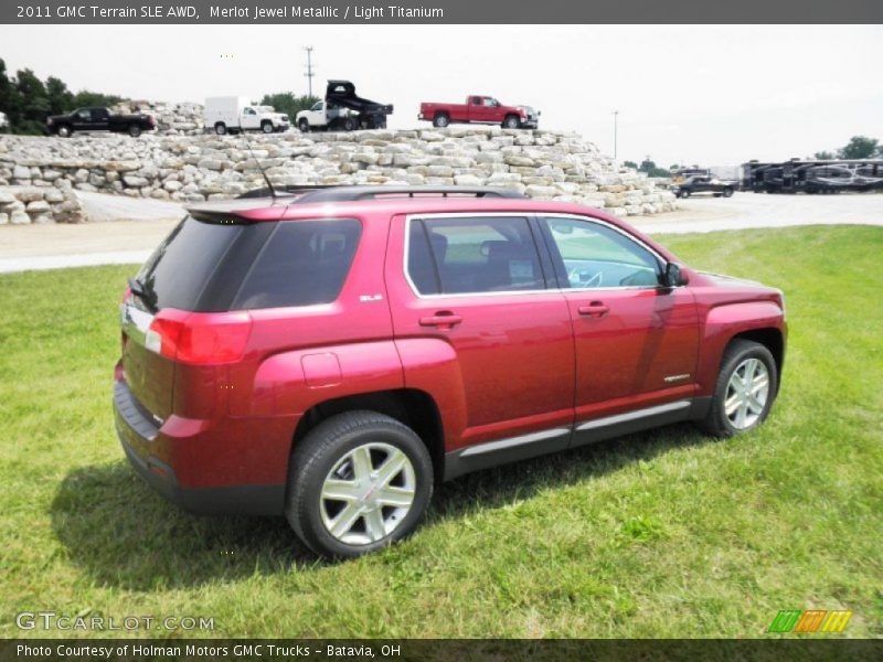 Merlot Jewel Metallic / Light Titanium 2011 GMC Terrain SLE AWD
