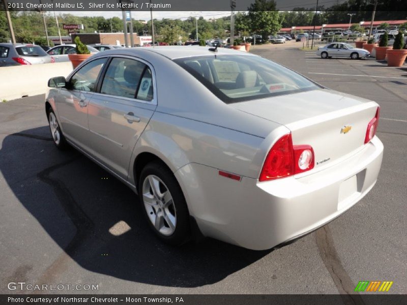 Silver Ice Metallic / Titanium 2011 Chevrolet Malibu LS
