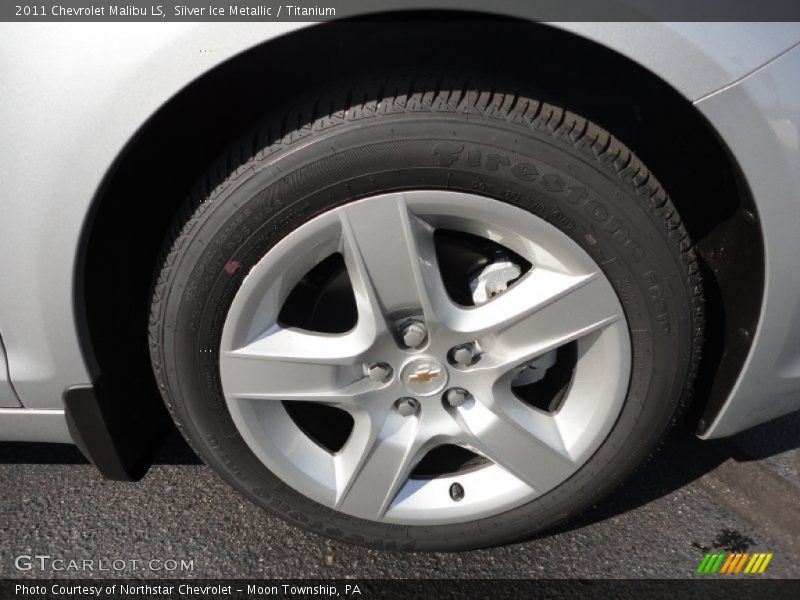 Silver Ice Metallic / Titanium 2011 Chevrolet Malibu LS