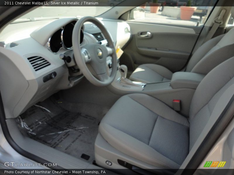 Silver Ice Metallic / Titanium 2011 Chevrolet Malibu LS