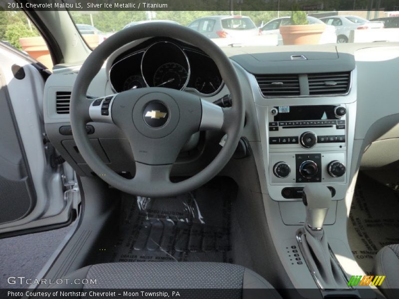Silver Ice Metallic / Titanium 2011 Chevrolet Malibu LS