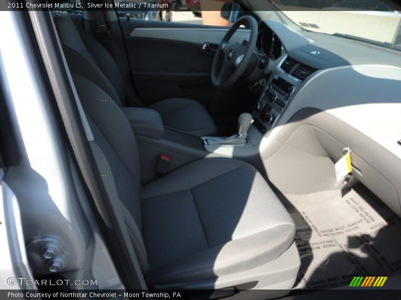 Silver Ice Metallic / Titanium 2011 Chevrolet Malibu LS