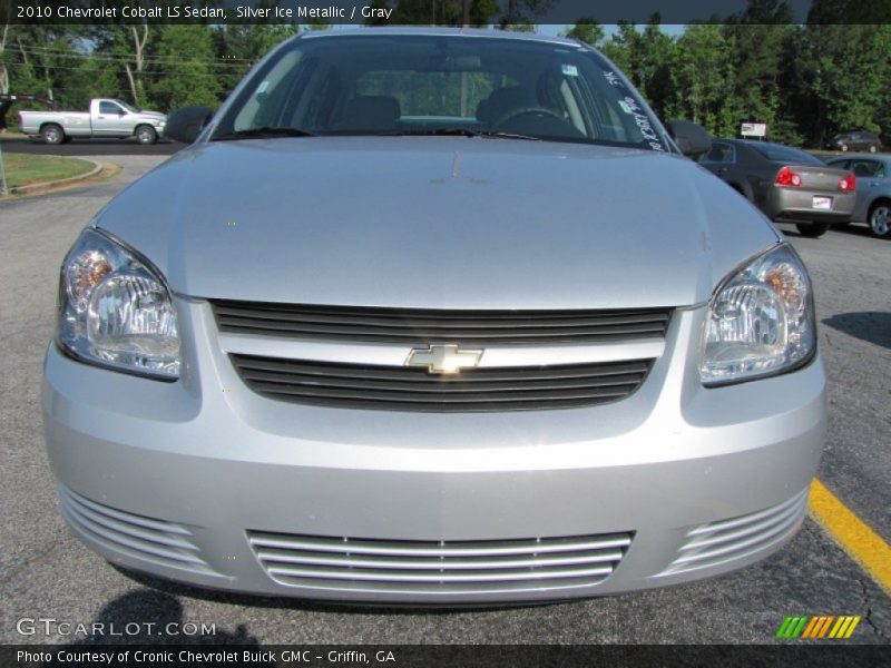 Silver Ice Metallic / Gray 2010 Chevrolet Cobalt LS Sedan