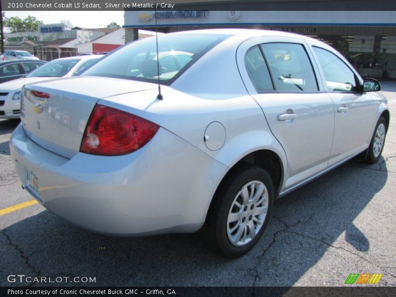 Silver Ice Metallic / Gray 2010 Chevrolet Cobalt LS Sedan