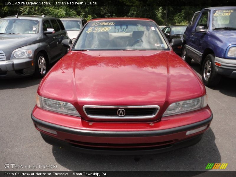  1991 Legend Sedan Persian Red Pearl