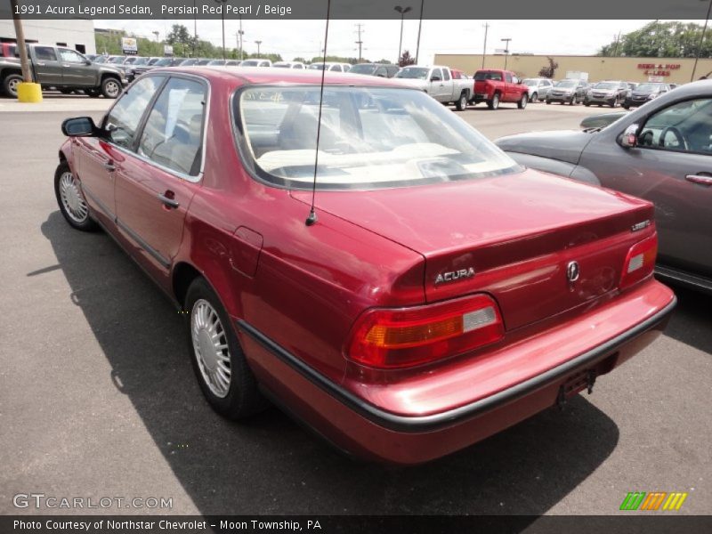  1991 Legend Sedan Persian Red Pearl
