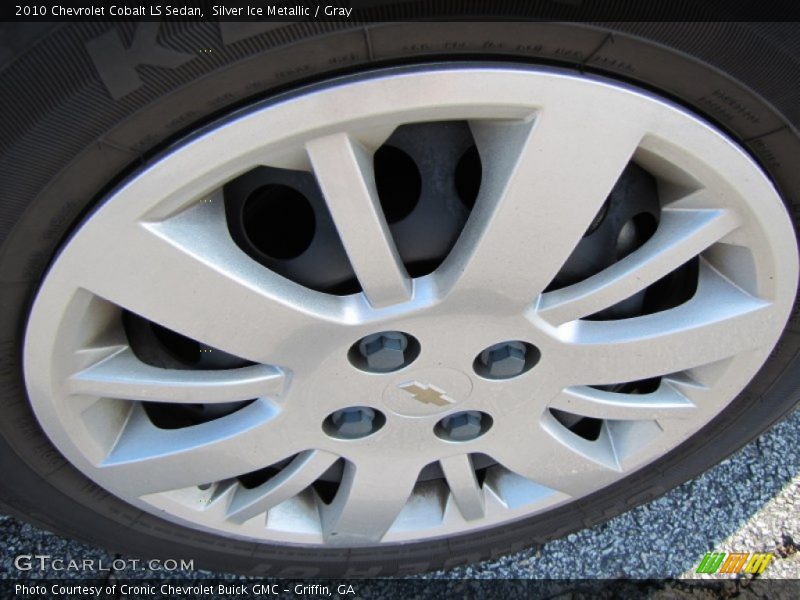 Silver Ice Metallic / Gray 2010 Chevrolet Cobalt LS Sedan