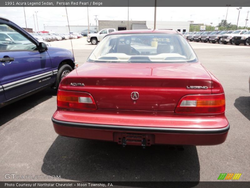  1991 Legend Sedan Persian Red Pearl