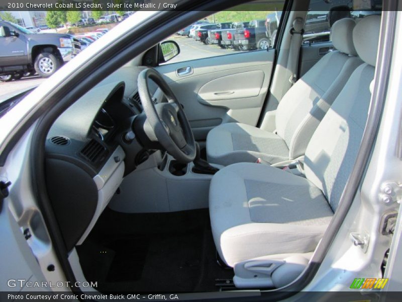 Silver Ice Metallic / Gray 2010 Chevrolet Cobalt LS Sedan