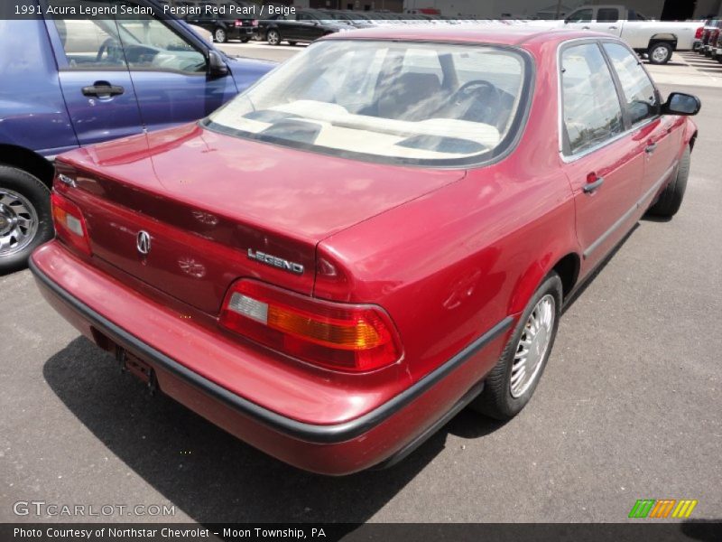  1991 Legend Sedan Persian Red Pearl