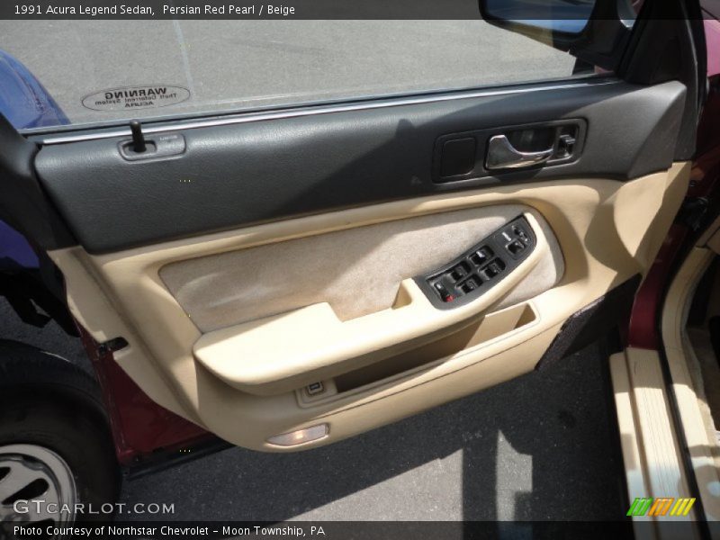 Door Panel of 1991 Legend Sedan