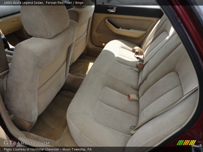  1991 Legend Sedan Beige Interior