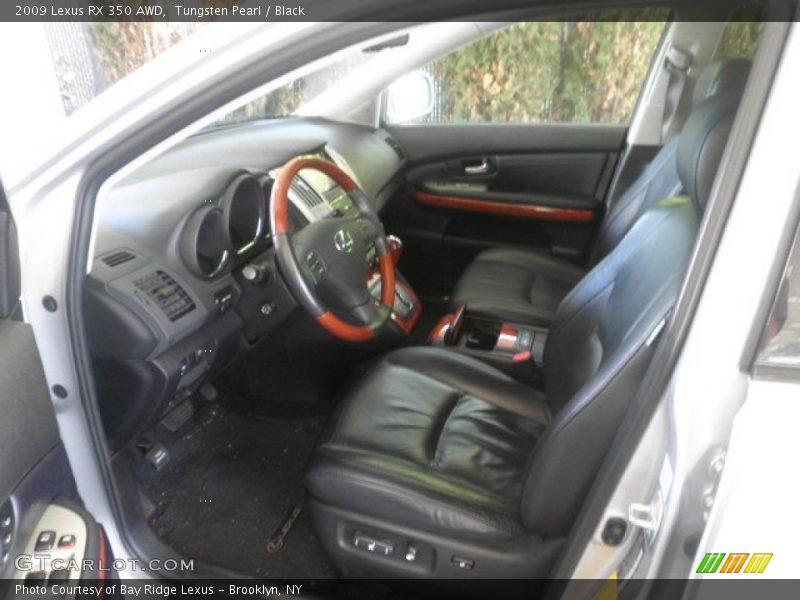 Tungsten Pearl / Black 2009 Lexus RX 350 AWD