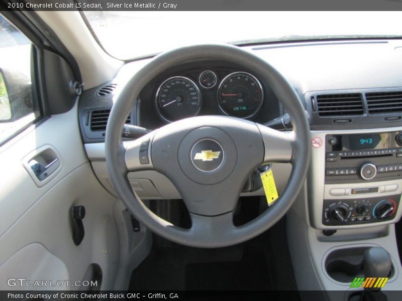 Silver Ice Metallic / Gray 2010 Chevrolet Cobalt LS Sedan