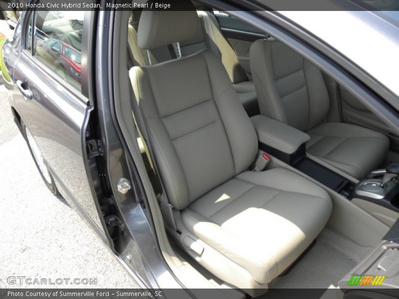  2010 Civic Hybrid Sedan Beige Interior
