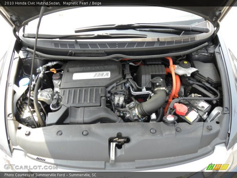  2010 Civic Hybrid Sedan Engine - 1.3 Liter SOHC 8V i-VTEC 4 Cylinder IMA Gasoline/Electric Hybrid