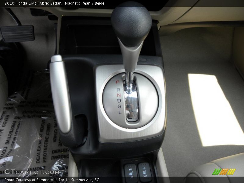  2010 Civic Hybrid Sedan CVT Automatic Shifter