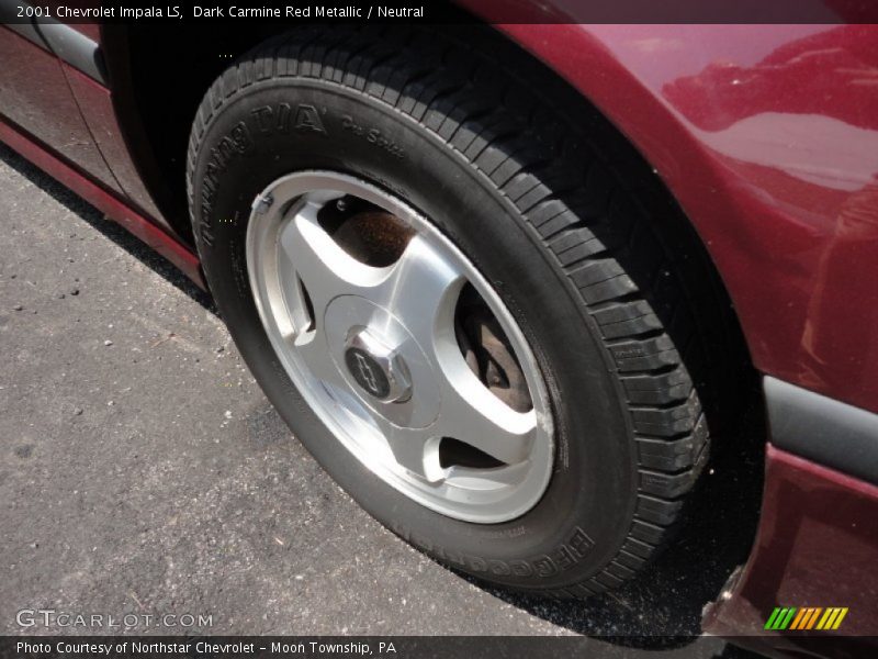Dark Carmine Red Metallic / Neutral 2001 Chevrolet Impala LS