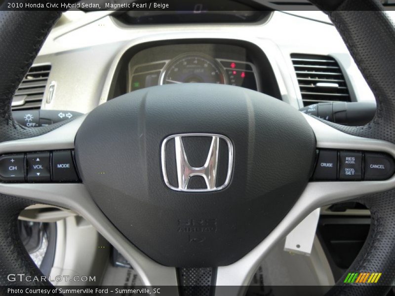  2010 Civic Hybrid Sedan Steering Wheel