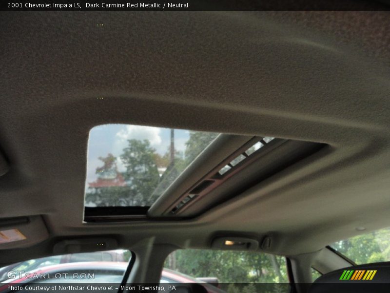 Dark Carmine Red Metallic / Neutral 2001 Chevrolet Impala LS
