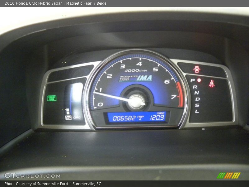  2010 Civic Hybrid Sedan Hybrid Sedan Gauges