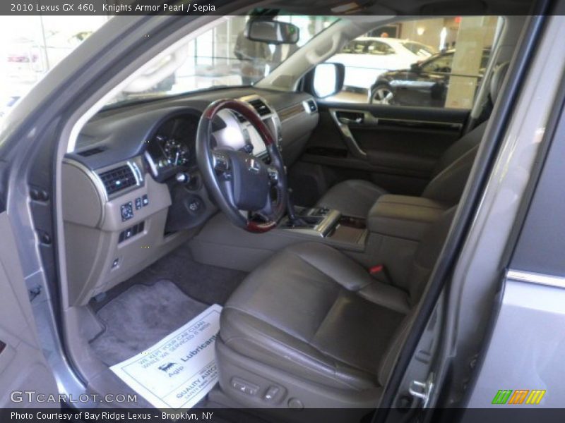  2010 GX 460 Sepia Interior