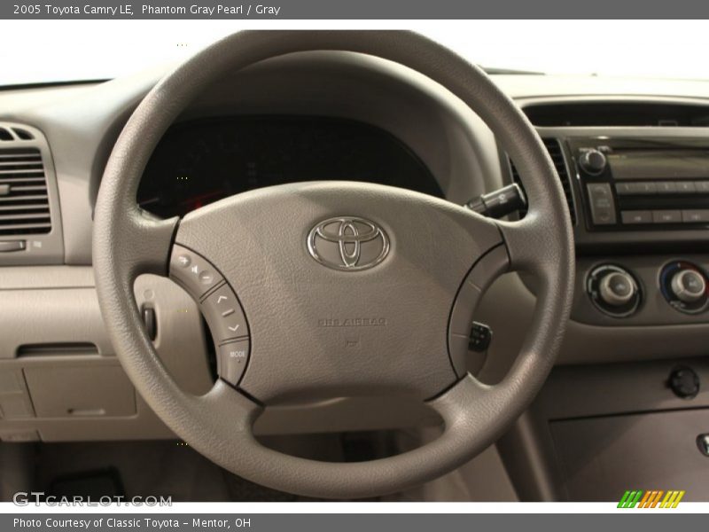 Phantom Gray Pearl / Gray 2005 Toyota Camry LE