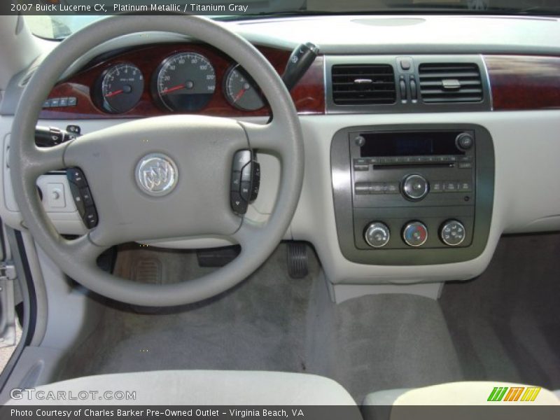 Platinum Metallic / Titanium Gray 2007 Buick Lucerne CX