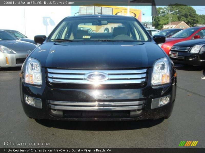 Black Ebony / Camel 2008 Ford Fusion SEL V6