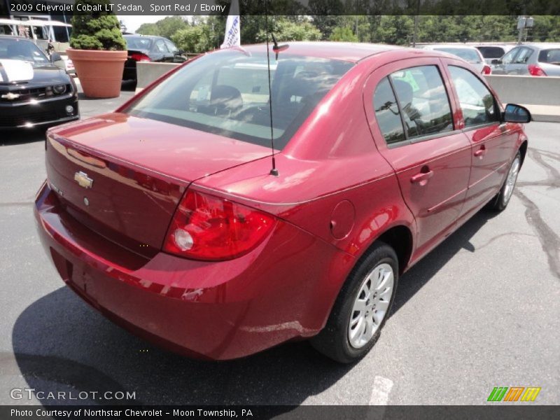 Sport Red / Ebony 2009 Chevrolet Cobalt LT Sedan