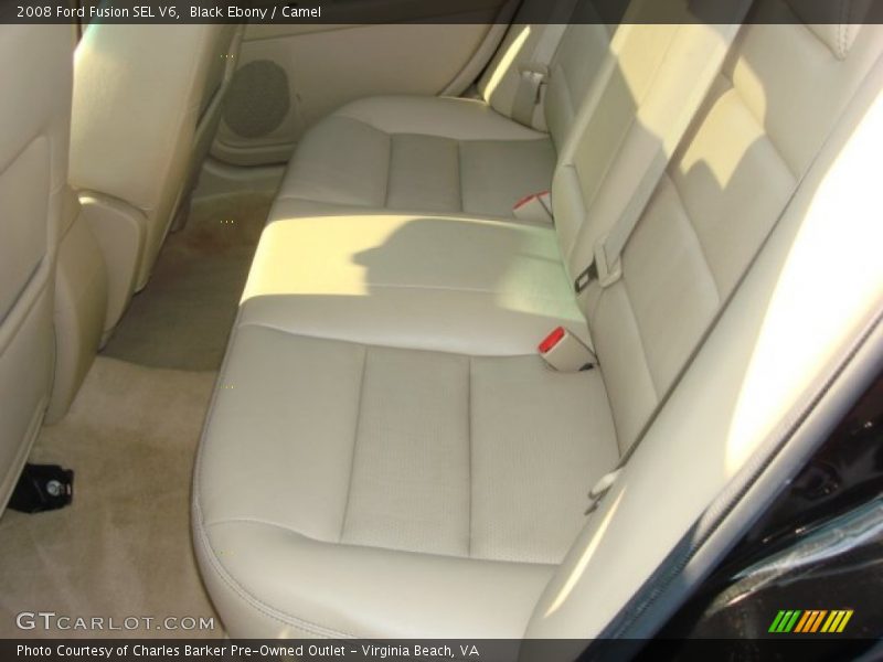 Black Ebony / Camel 2008 Ford Fusion SEL V6