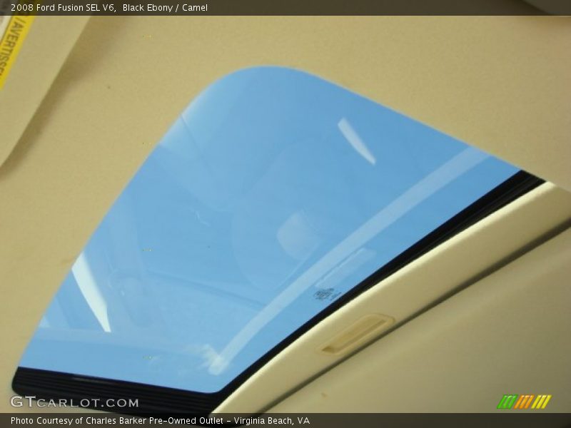 Black Ebony / Camel 2008 Ford Fusion SEL V6