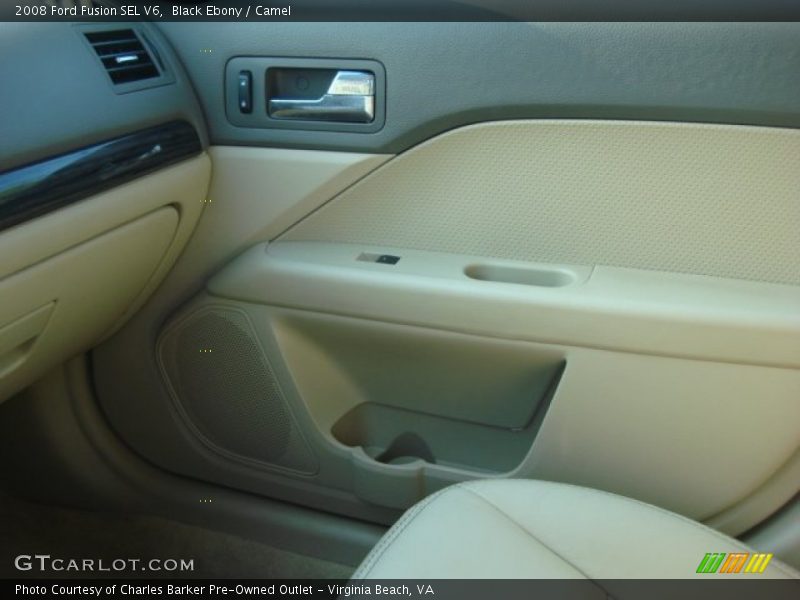 Black Ebony / Camel 2008 Ford Fusion SEL V6