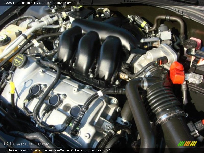 Black Ebony / Camel 2008 Ford Fusion SEL V6