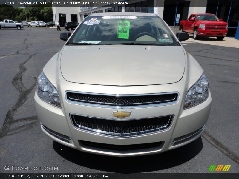 Gold Mist Metallic / Cocoa/Cashmere 2010 Chevrolet Malibu LS Sedan