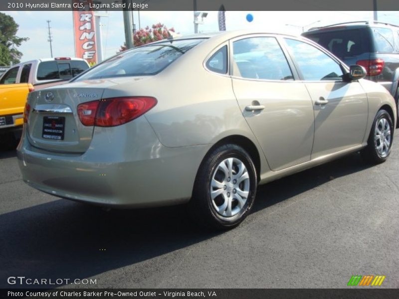 Laguna Sand / Beige 2010 Hyundai Elantra GLS