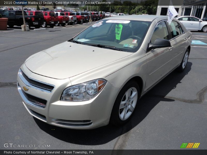 Gold Mist Metallic / Cocoa/Cashmere 2010 Chevrolet Malibu LS Sedan