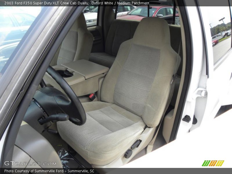  2003 F350 Super Duty XLT Crew Cab Dually Medium Parchment Interior