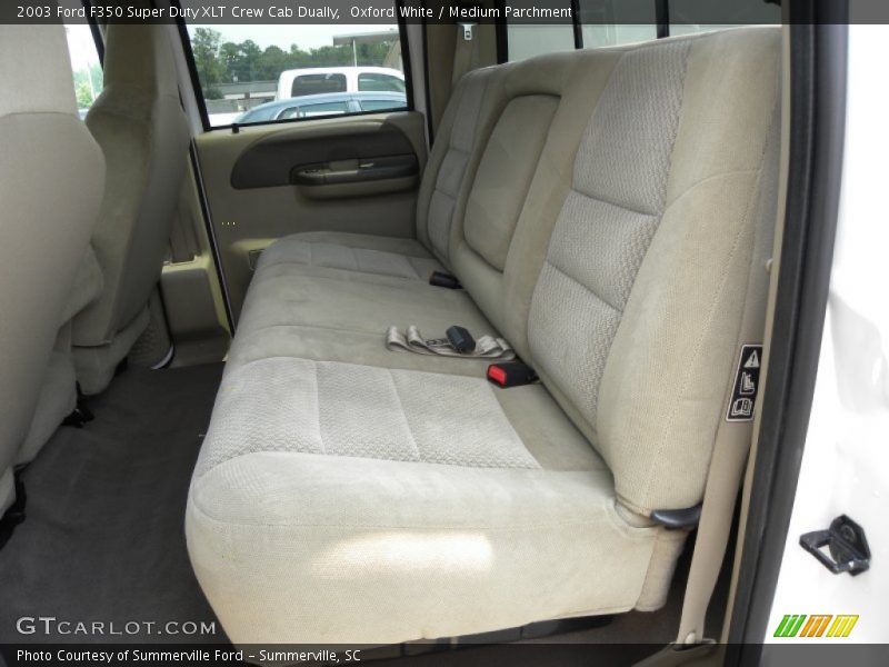  2003 F350 Super Duty XLT Crew Cab Dually Medium Parchment Interior