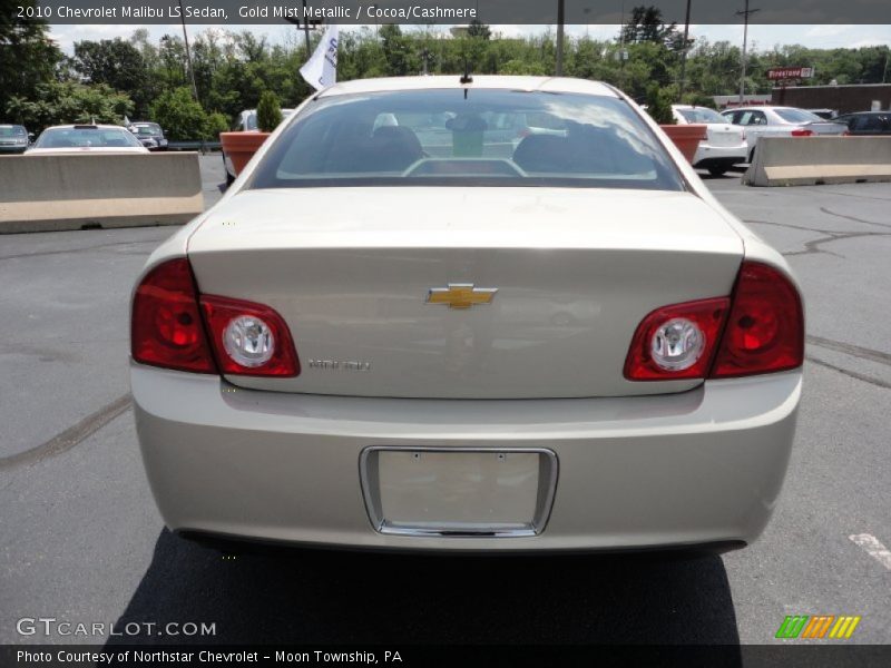 Gold Mist Metallic / Cocoa/Cashmere 2010 Chevrolet Malibu LS Sedan