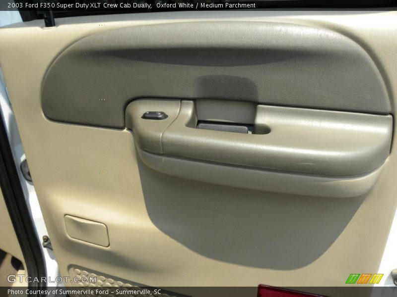 Oxford White / Medium Parchment 2003 Ford F350 Super Duty XLT Crew Cab Dually