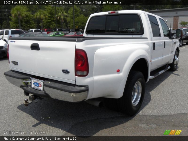 Oxford White / Medium Parchment 2003 Ford F350 Super Duty XLT Crew Cab Dually