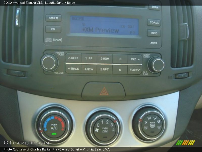 Laguna Sand / Beige 2010 Hyundai Elantra GLS