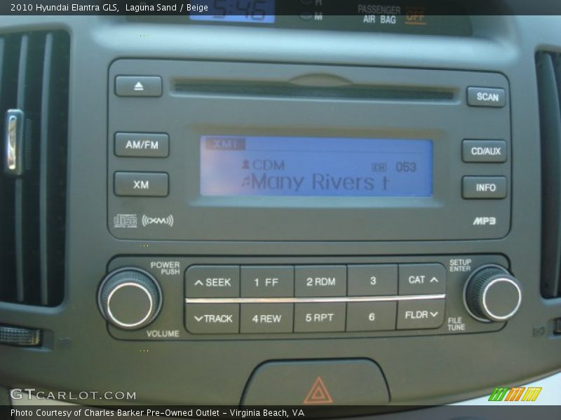 Laguna Sand / Beige 2010 Hyundai Elantra GLS