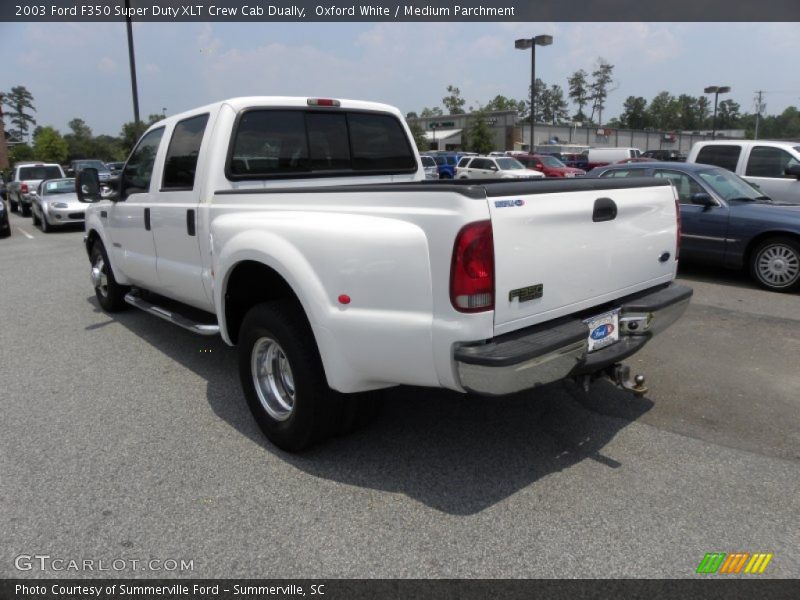 Oxford White / Medium Parchment 2003 Ford F350 Super Duty XLT Crew Cab Dually